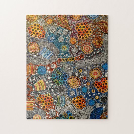 Janet Golder Mon pays Puzzle d'art autochtone (Vertical)
