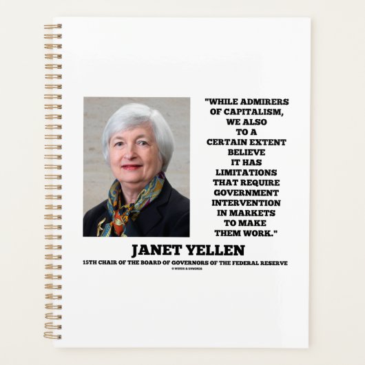 Janet Yellen Admirateurs Capitalisme Intervention (Devant)