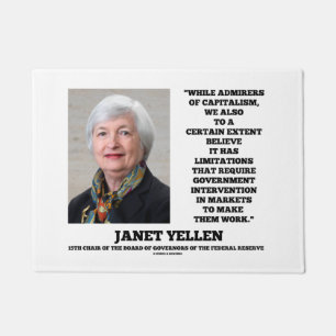 Janet Yellen Admirers Capitalism Govt Intervention Deurmat
