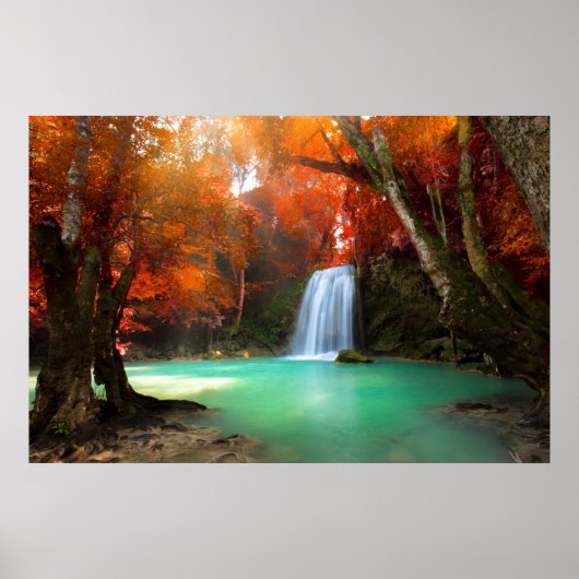 Jangle Landscape | Kanchanaburi, Thailand Poster (Voorkant)