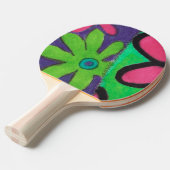 Janina's Patchwork Tafeltennisbatje (Voorkant Gekanteld)