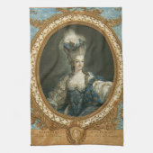 Janinet Portret van Marie-Antoinette Fine Art Theedoek (Verticaal)