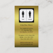 Janitor Custodian Maid Service Visitekaartje (Achterkant)