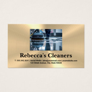 Janitor Mopping the Floor Sanitifiant