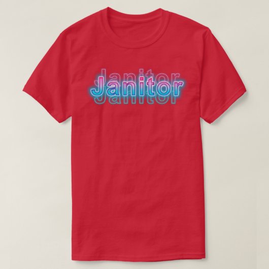 Janitor T-shirt (Design voorkant)