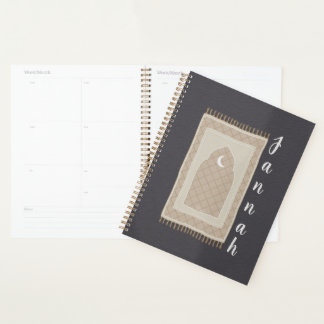 Jannah gebedsmat geïnspireerd planner