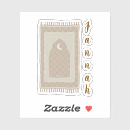 Jannah gebedsmat geïnspireerd sticker