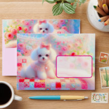 Jan's Poodle en Quilts Notitieblok