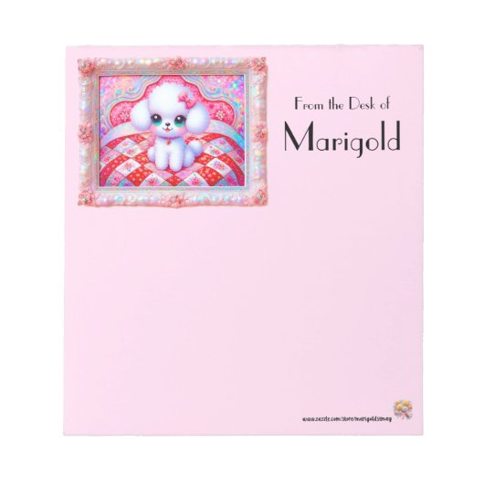 Jan's Poodle Notitieblok (Voorkant)