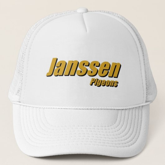 Janssen racing Pigeons Trucker Pet (Voorkant)