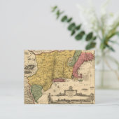 Jansson Visscher Map Briefkaart (Staand voorkant)