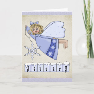 JanuAngel Blank Wenskaart Kaart