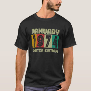 Januari 1974 Uitstekende winst - en - verliesreken T-shirt