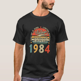 januari 1984 38e Bday Limited Edition 38 T-shirt
