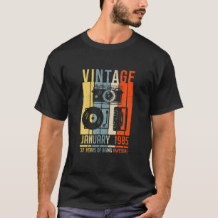 Januari 1985 37 jaar oud 1985 Birthday Gift T-shirt
