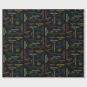 Januari, 1 Korte Wrapppapier van de Dag Cadeaupapier (Vlak)