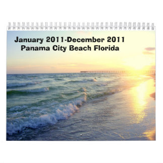 Januari 2011-december 2011 Panama City Beach Pics Kalender