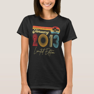 Januari 2013 10e verjaardag t-shirt