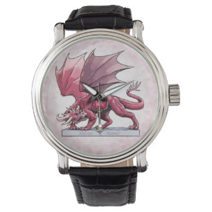 Januari Birthstone Dragon - Garnet Horloge
