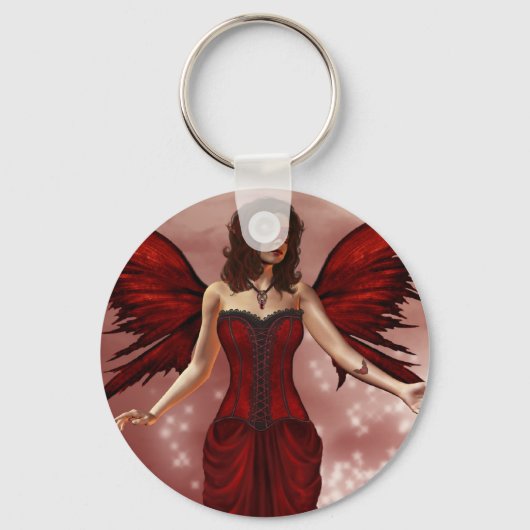 Januari Birthstone Fairy Sleutelhanger (Voorkant)
