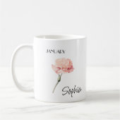 Januari Bloem gepersonaliseerd Koffiemok (Links)