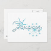 Januari Briefkaart (Voorkant / Achterkant)