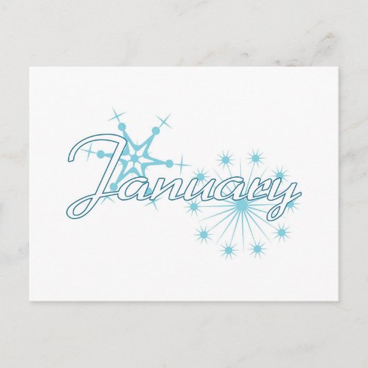 Januari Briefkaart (Voorkant)