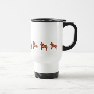 Januari Dala Horse Travel Mug Reisbeker