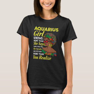 Januari en Februari verjaardag Zodiac-teken Aquari T-shirt