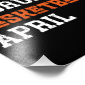 Januari Februari Basketball April Foto Afdruk (Hoek)