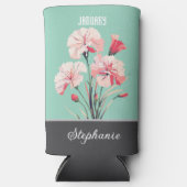 Januari Geboorte Bloem Aangepaste Naam (Voorkant)