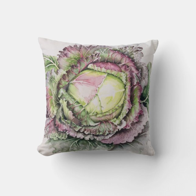 Januari King Cabbage Kussen (Voorkant)