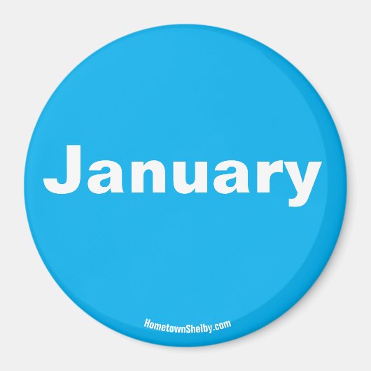 Januari magneet (Voorkant)