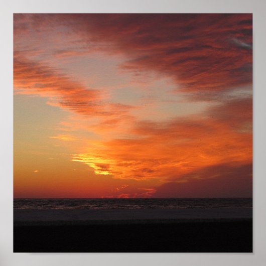 Januari Sunset on Siesta Key Poster (Voorkant)