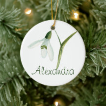 JANUARY Birth Flower Snowdrop Birthday Floral Name