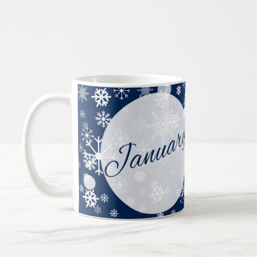 January Coffee Mug (Gauche)