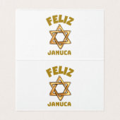 Januca, Feliz Januca, Menorah, Masada (Inside Unfolded)
