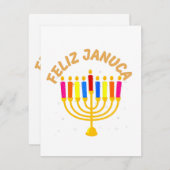 Januca, Feliz Januca, Menorah, Masada, Janucia (Voorkant / Achterkant)