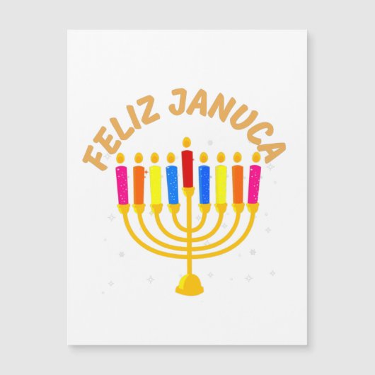 Januca, Feliz Januca, Menorah, Masada, Janucia (Voorkant)