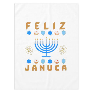Januca, Feliz Januca, Menorah, Masada, Janucia Tafelkleed