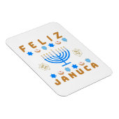 Januca, Feliz Januca, Menorah, Masada Magneet (Rechterzijde)