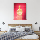 Janus head flask, 3e eeuw AD Canvas Afdruk (Insitu (Slaapkamer))