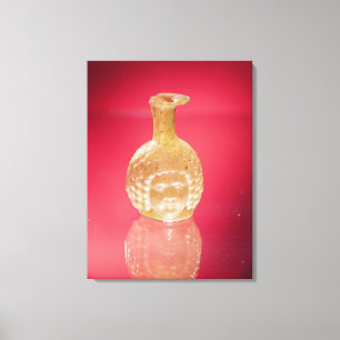 Janus head flask, 3e eeuw AD Canvas Afdruk