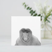 Janusz Meme, Proboscis Monkey, Polak, Pole Janus Kaart (Staand voorkant)