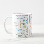 Janvier, 13 Anniversaire Mug (Gauche)
