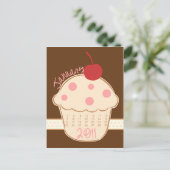 Janvier 2011 Carte postale Calendrier de gâteaux (Debout devant)