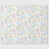 Janvier, 29 Anniversaire Papier cadeau (Plat)