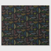 Janvier, 31 Anniversaire Papier cadeau (Plat)