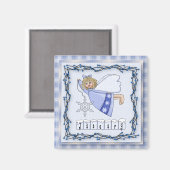 Janvier Angel / Mois de la fée Magnet (Recto/Verso)