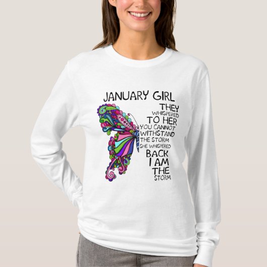 Janvier Anniversaire 6 T-shirt (Devant)